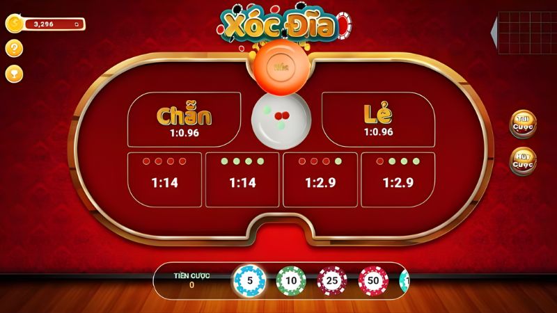 Cổng game Xóc Đĩa ManClub cung cấp nhiều sảnh cược